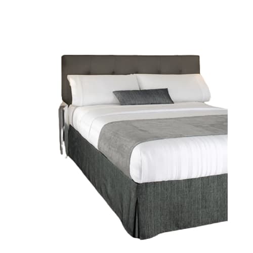 Brunswick, Pañuelo de cama, Jacquard de chenilla, Poliéster rayón, Reina, 24x84, Hormigón
